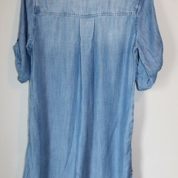 Cloth & Stone Tunic Chambray Shirt Dress HW7711 - Picture 5 of 7